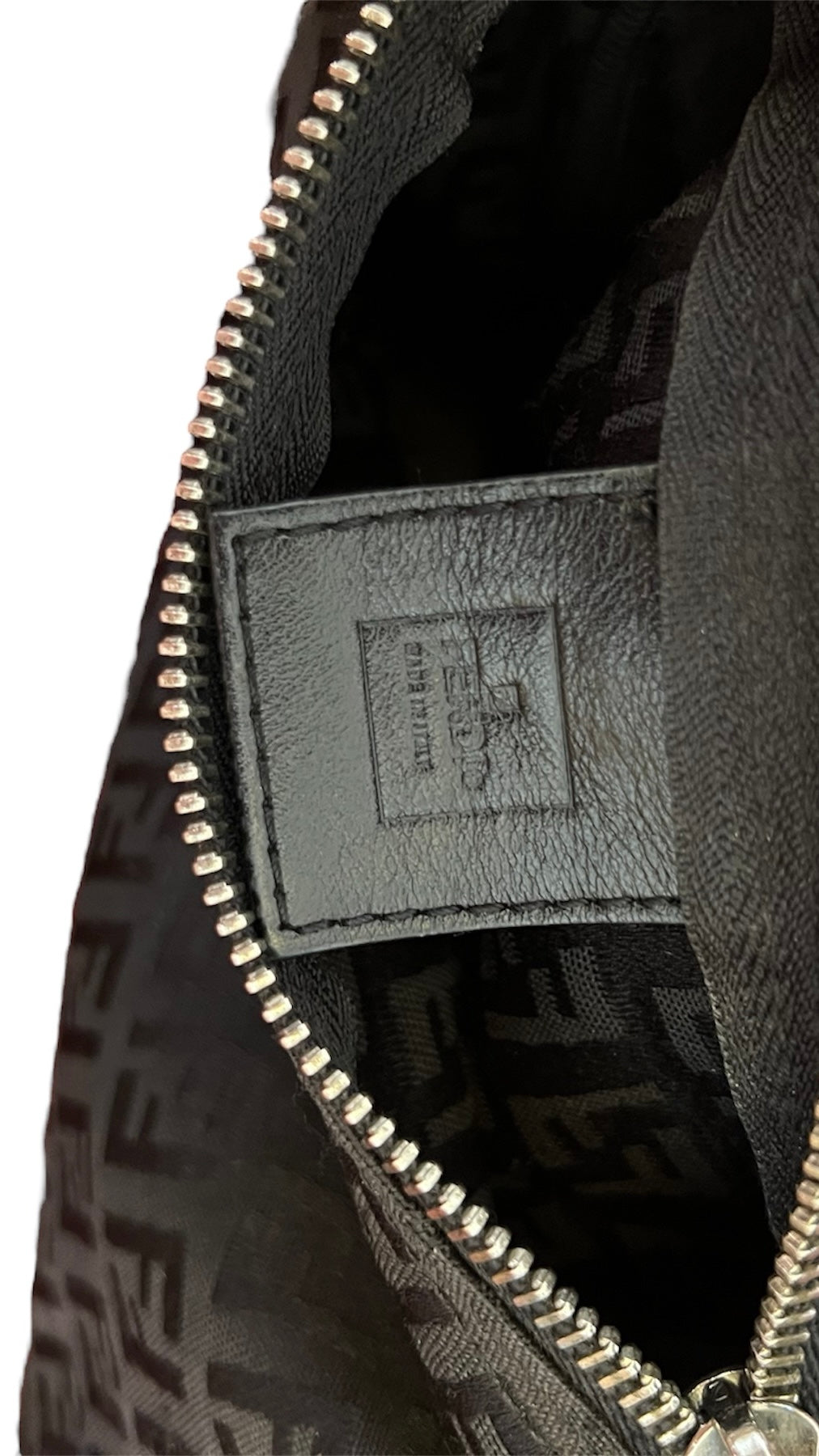 Fendi Black Pochette Cloth Bag