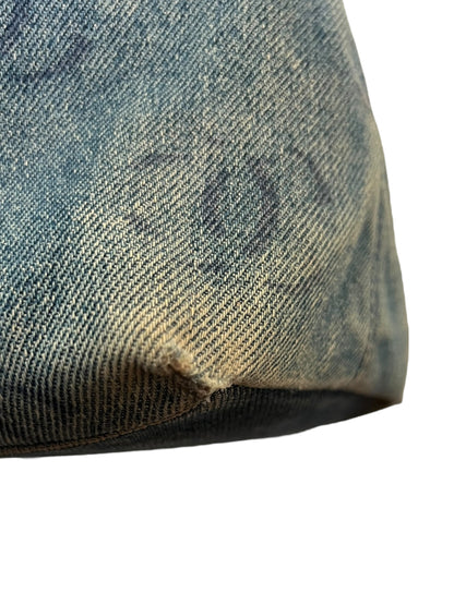 Chanel CC Denim Hobo Shoulder Bag