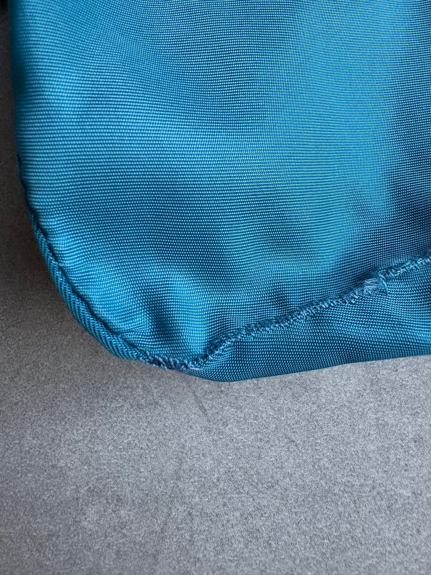 Prada Nylon Tessuto Accessory Pouch Blue