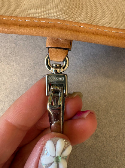 Coach Pink Shoulder Bag with Clasp