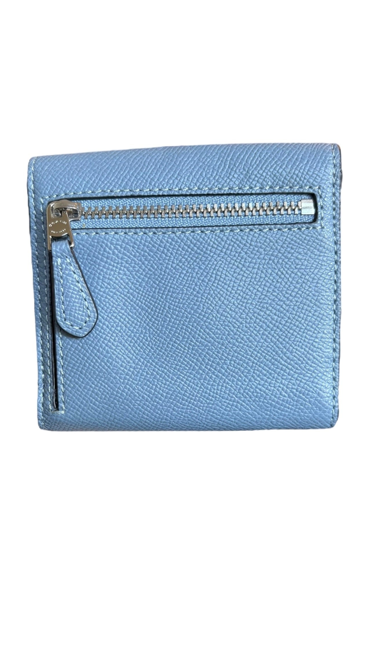 Coach Baby Blue Compact Wallet