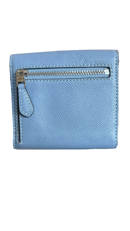 Coach Baby Blue Compact Wallet