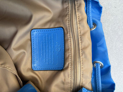 Coach Blue Backpack
