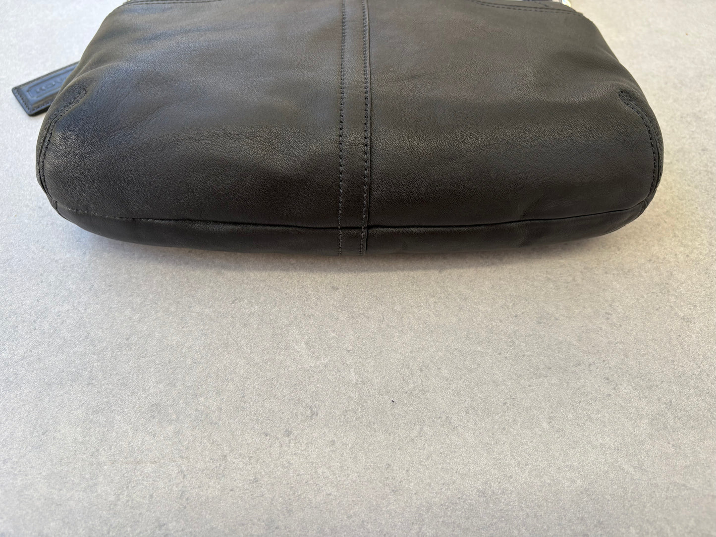 Coach Soho Black Leather Shoulder Bag