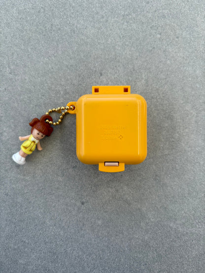 Polly Pocket Keyring Yellow
