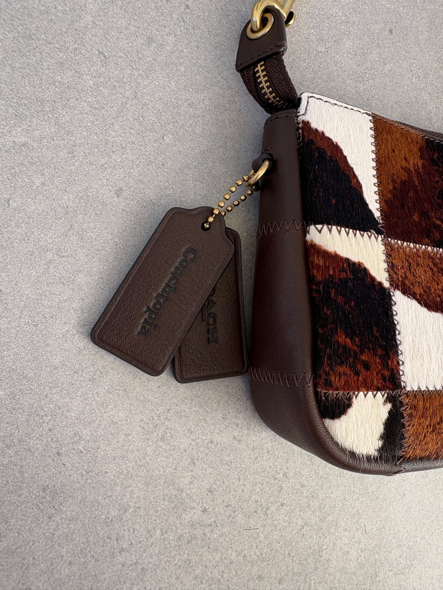 Coachtopia Cowprint Shoulder Bag
