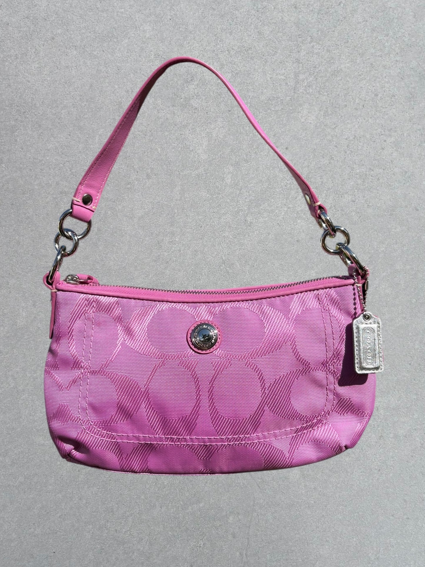 Coach Poppy Pink Shoulder Bag Two Way