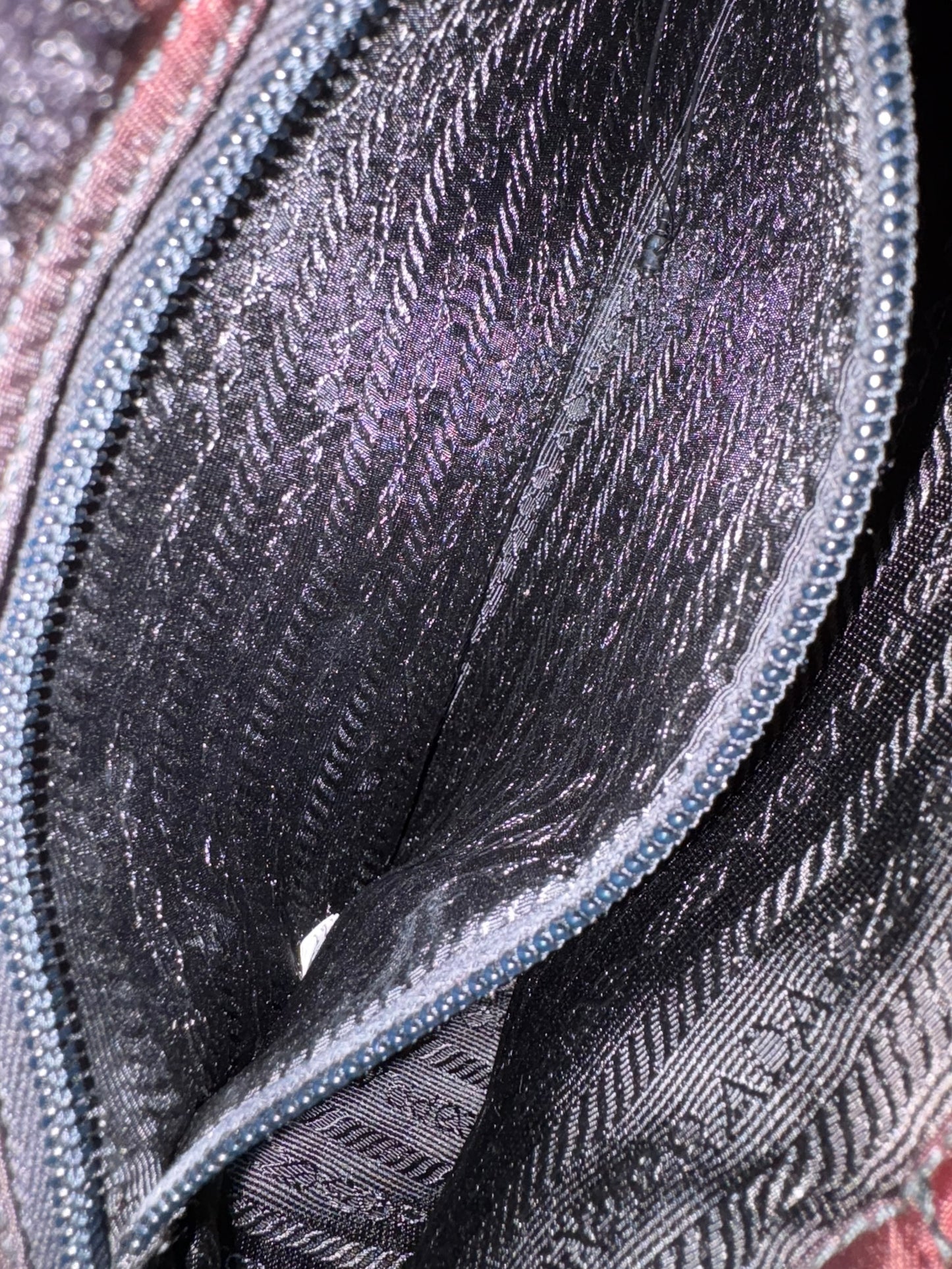 Prada Green Nylon Shoulder Bag