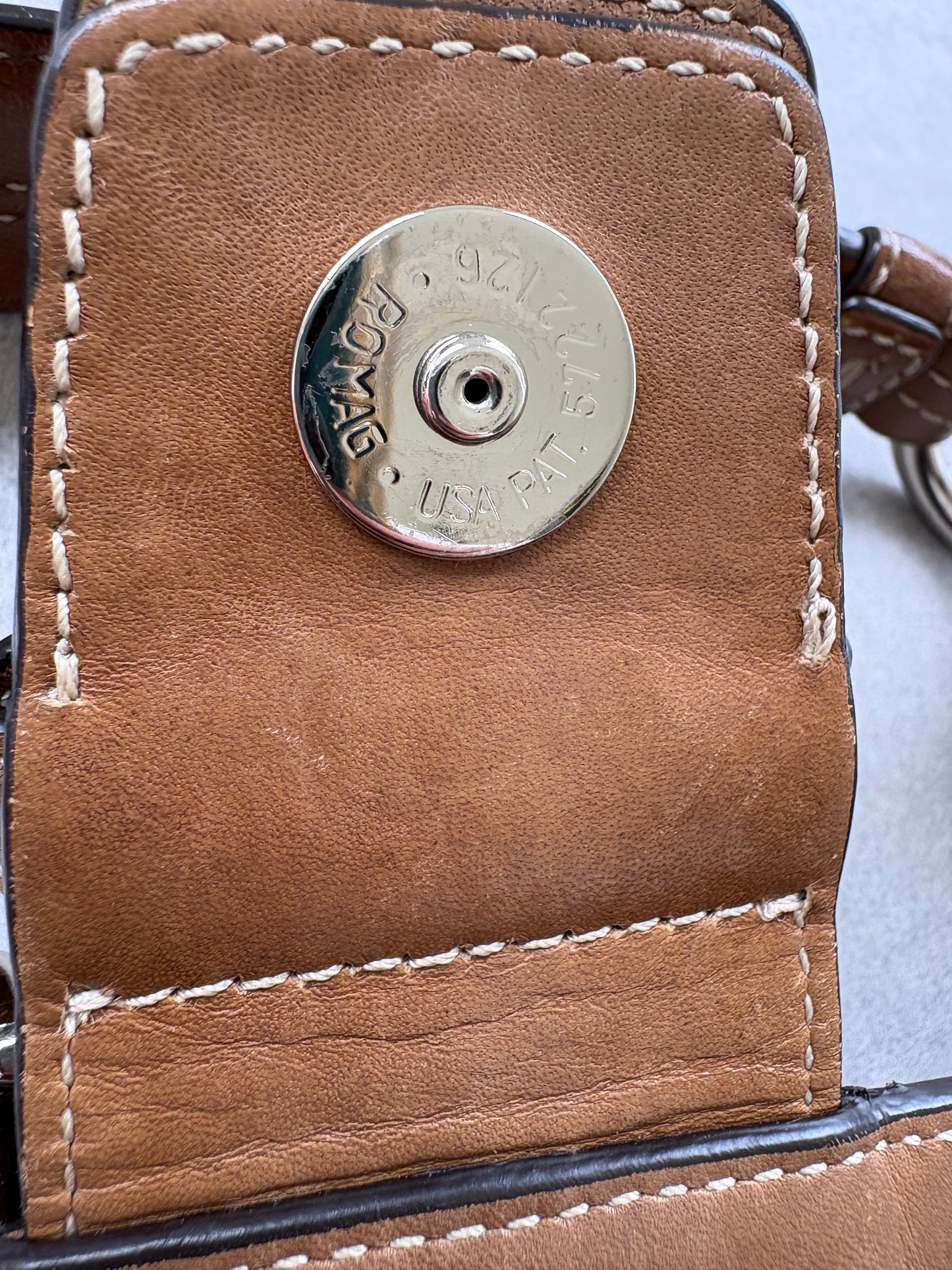 Coach Soho Brown Monogram Shoulder Bag