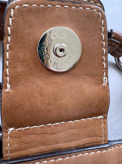 Coach Soho Brown Monogram Shoulder Bag