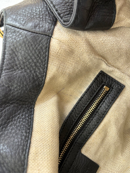 Gucci Hobo Horsebit Leather Bag Large