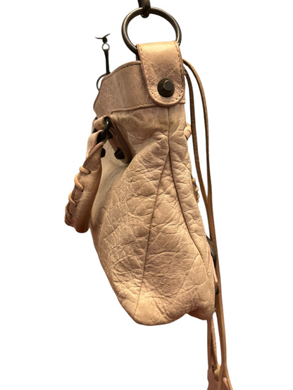Balenciaga Cream Leather First City Shoulder Bag 2000s