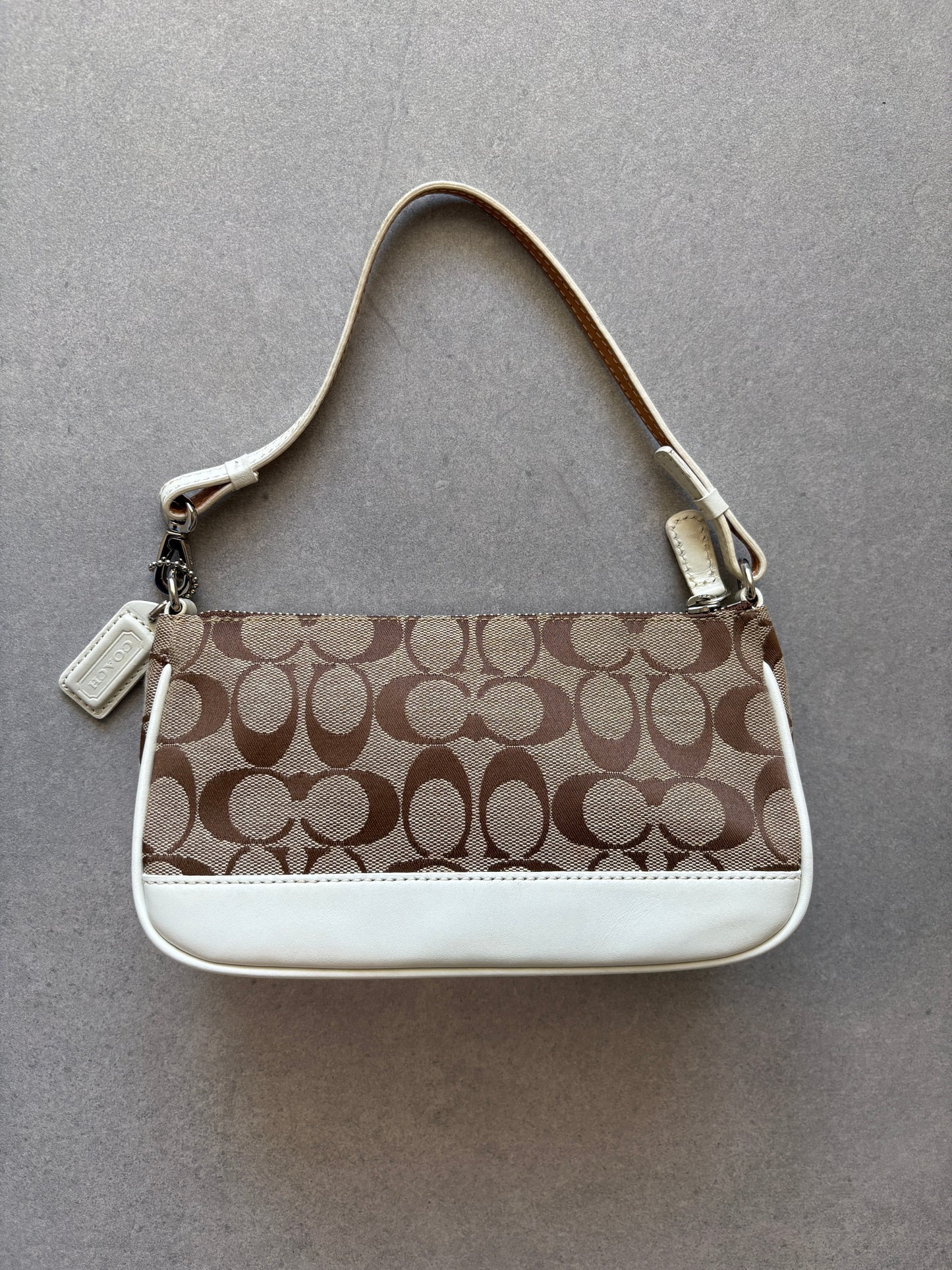 Coach Demi Beige Shoulder Bag