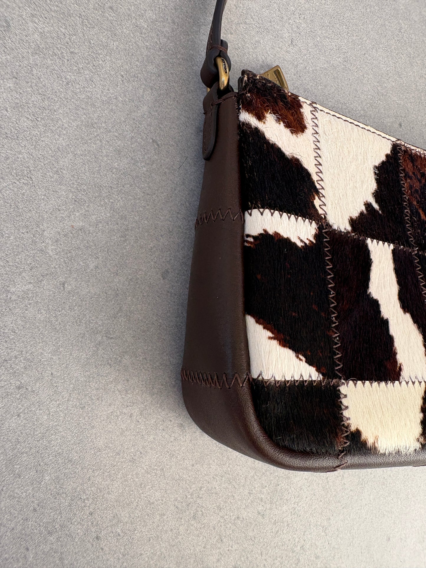Coachtopia Cowprint Shoulder Bag