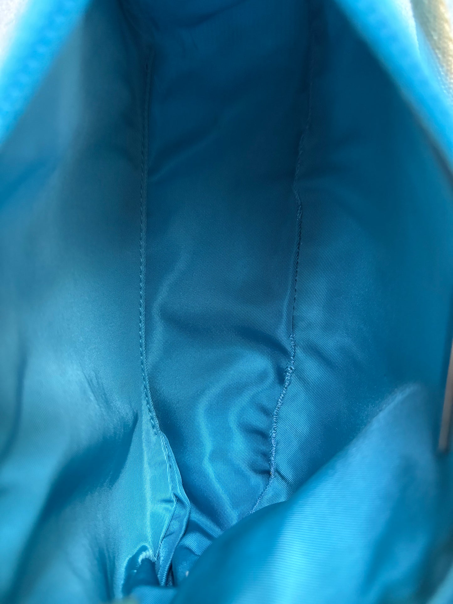 Prada Nylon Tessuto Accessory Pouch Blue