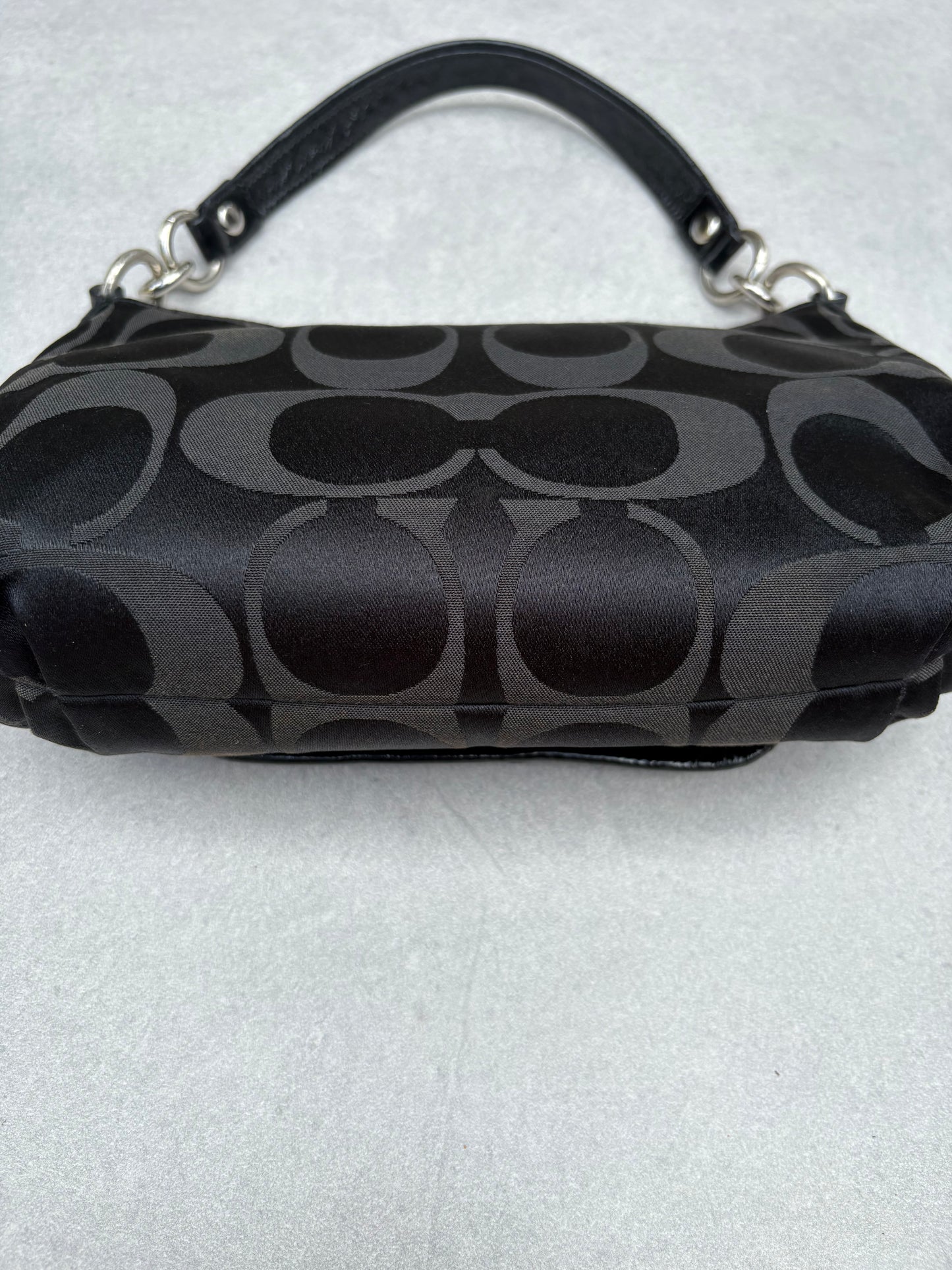 Coach Poppy Black Poppy Two-Way Handbag