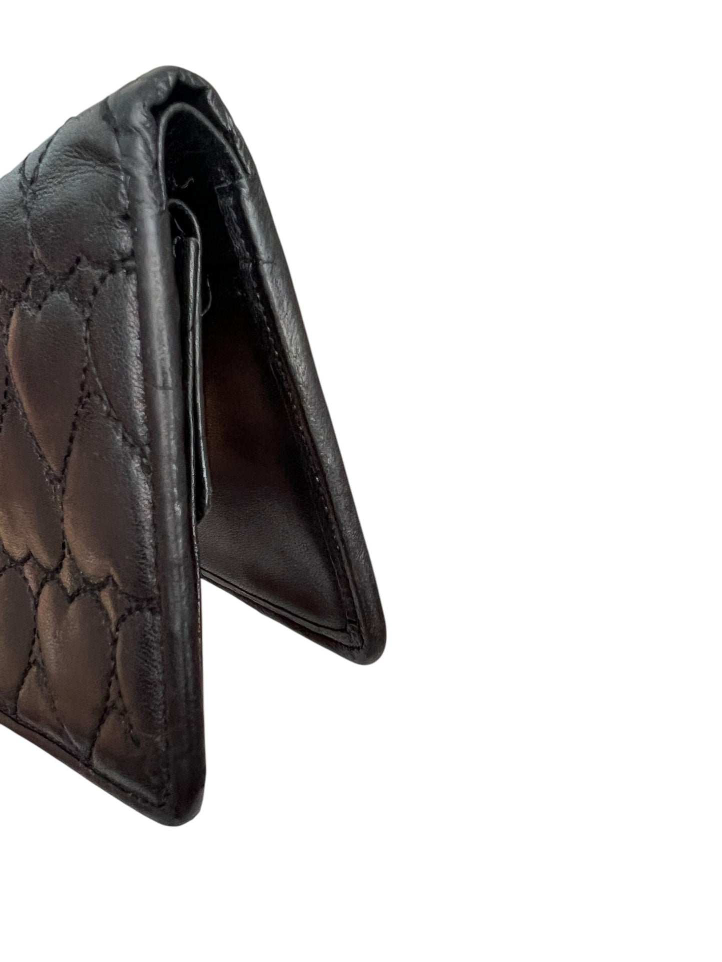 Moschino Quilted Heart Wallet