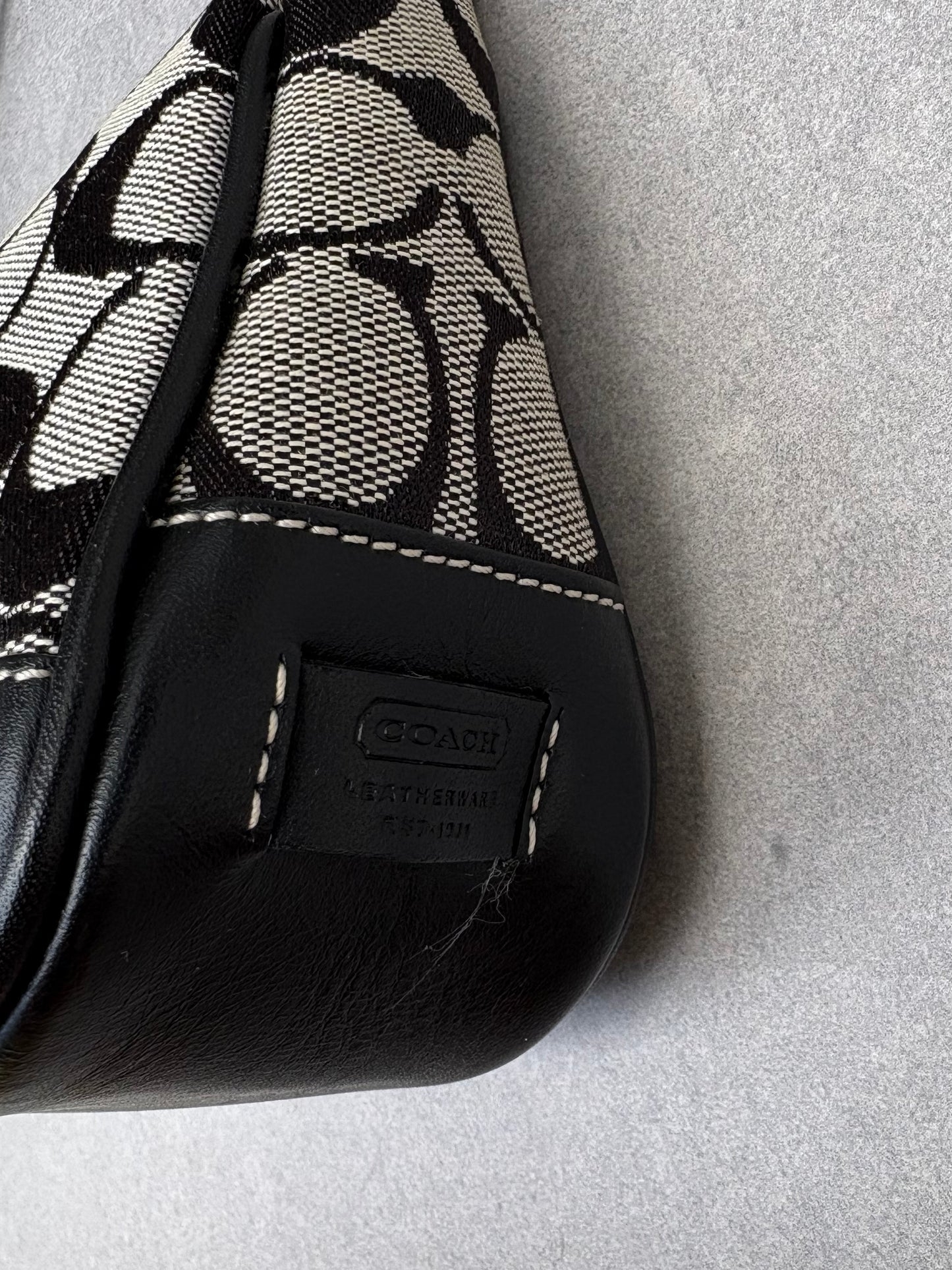 Coach Signature Monogram Demi Black