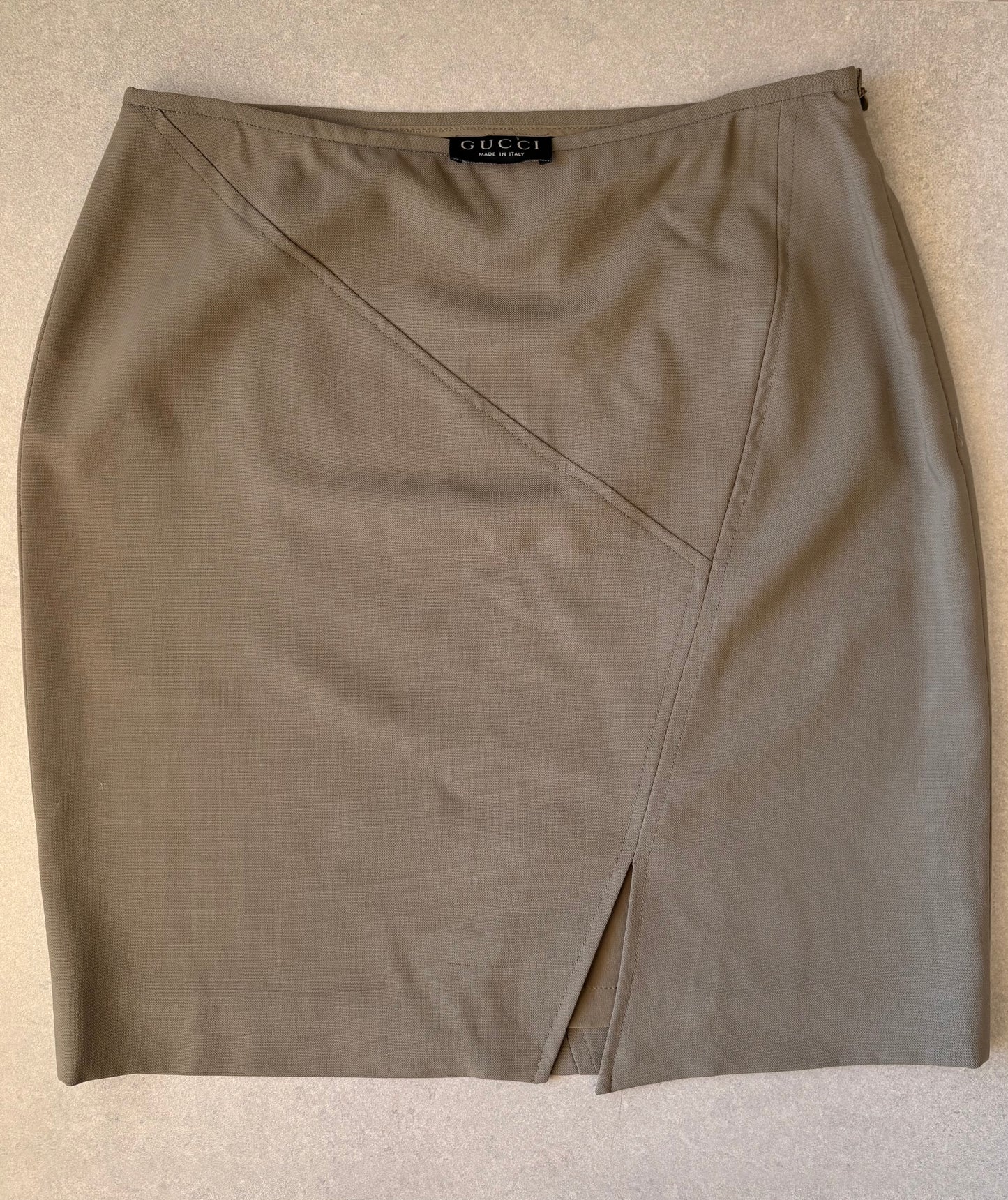 Gucci Tom Ford Era Skirt Olive Colour