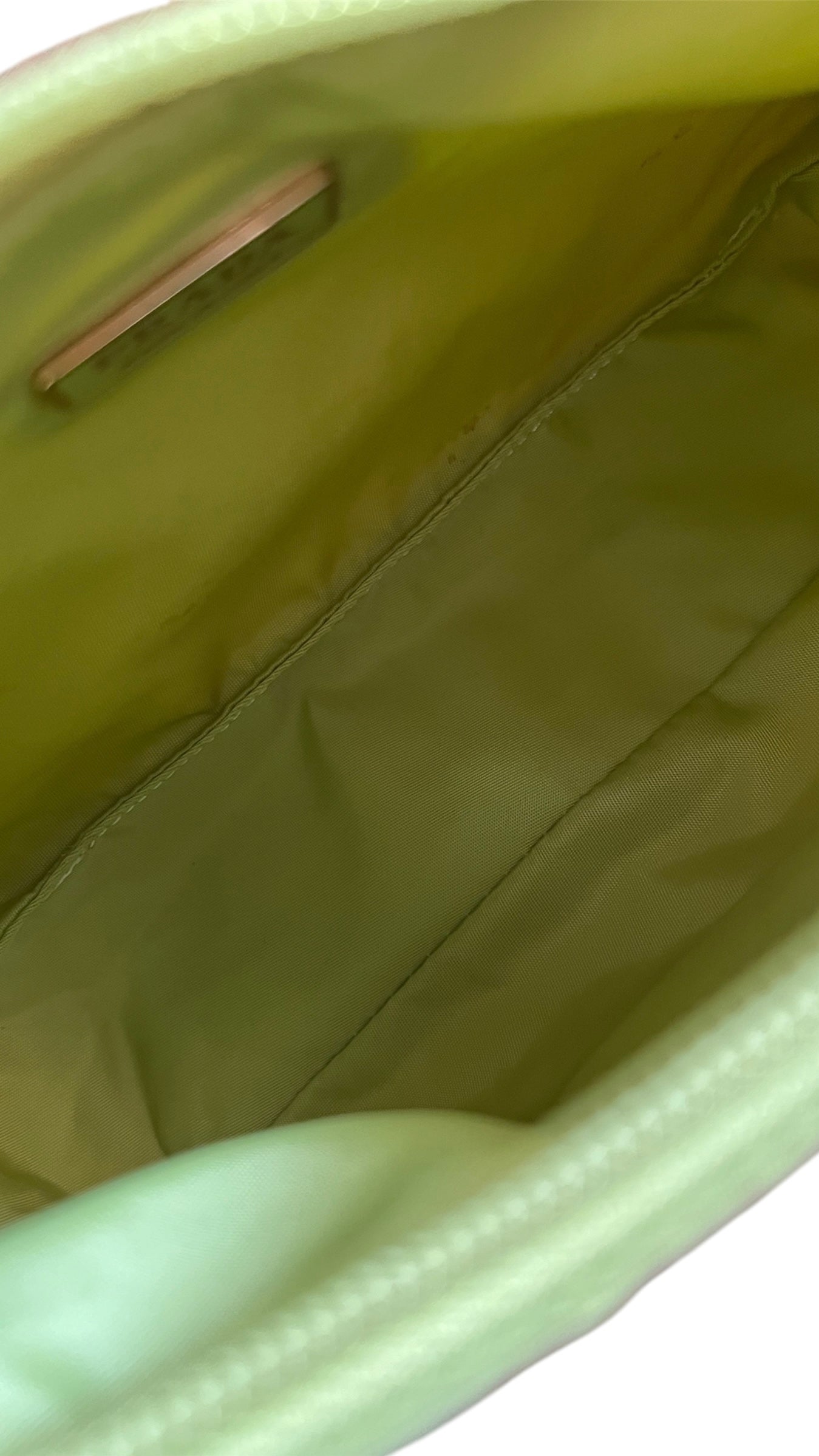 Prada Yellow Re-edition 2000 Nylon bag