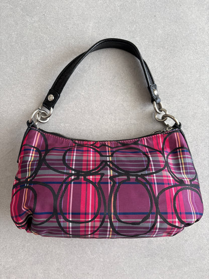 Coach Poppy Tartan Shoulder Bag