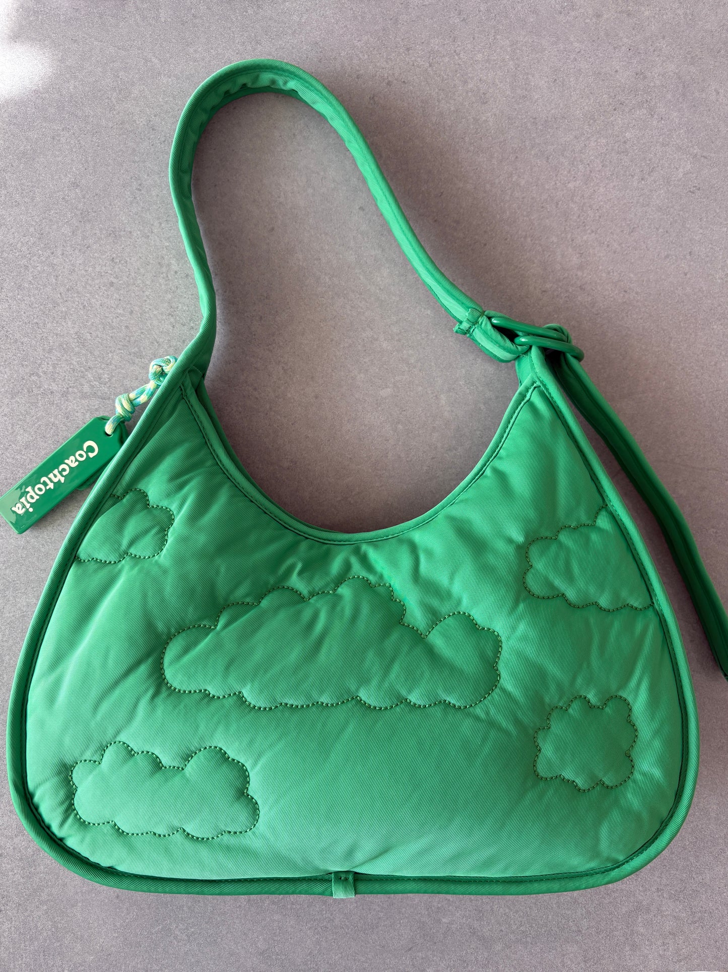 Coachtopia Ergo Bag Green Shoulder Bag