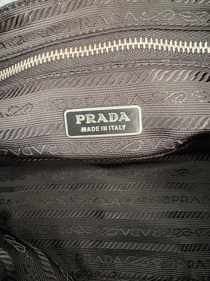 Prada Nylon Shoulder Bag Blue/Grey
