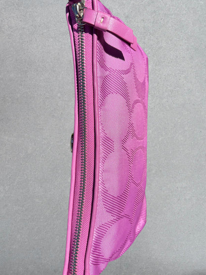Coach Poppy Pink Shoulder Bag Two Way