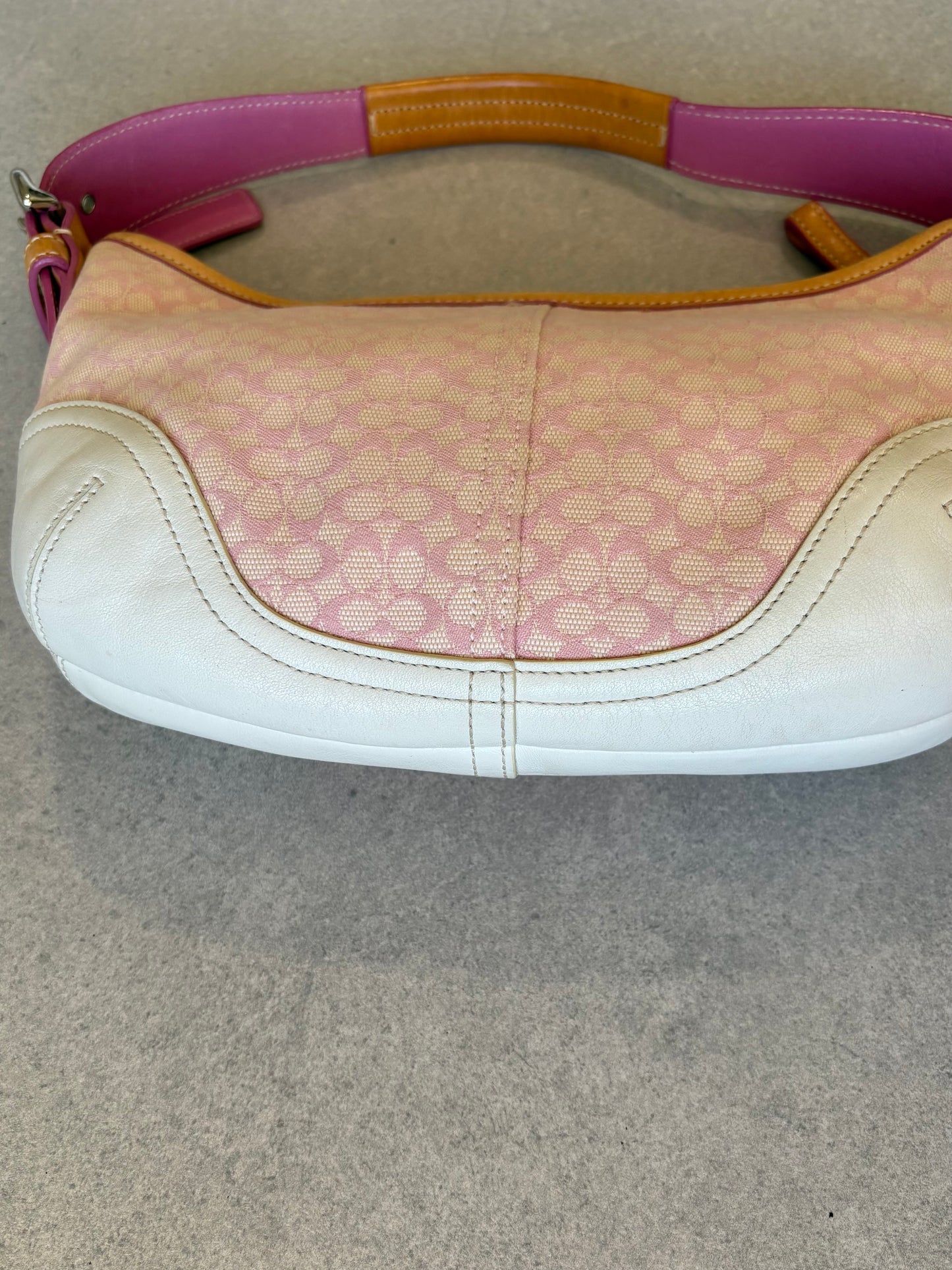 Coach Soho Shoulder Bag Pink Monogram