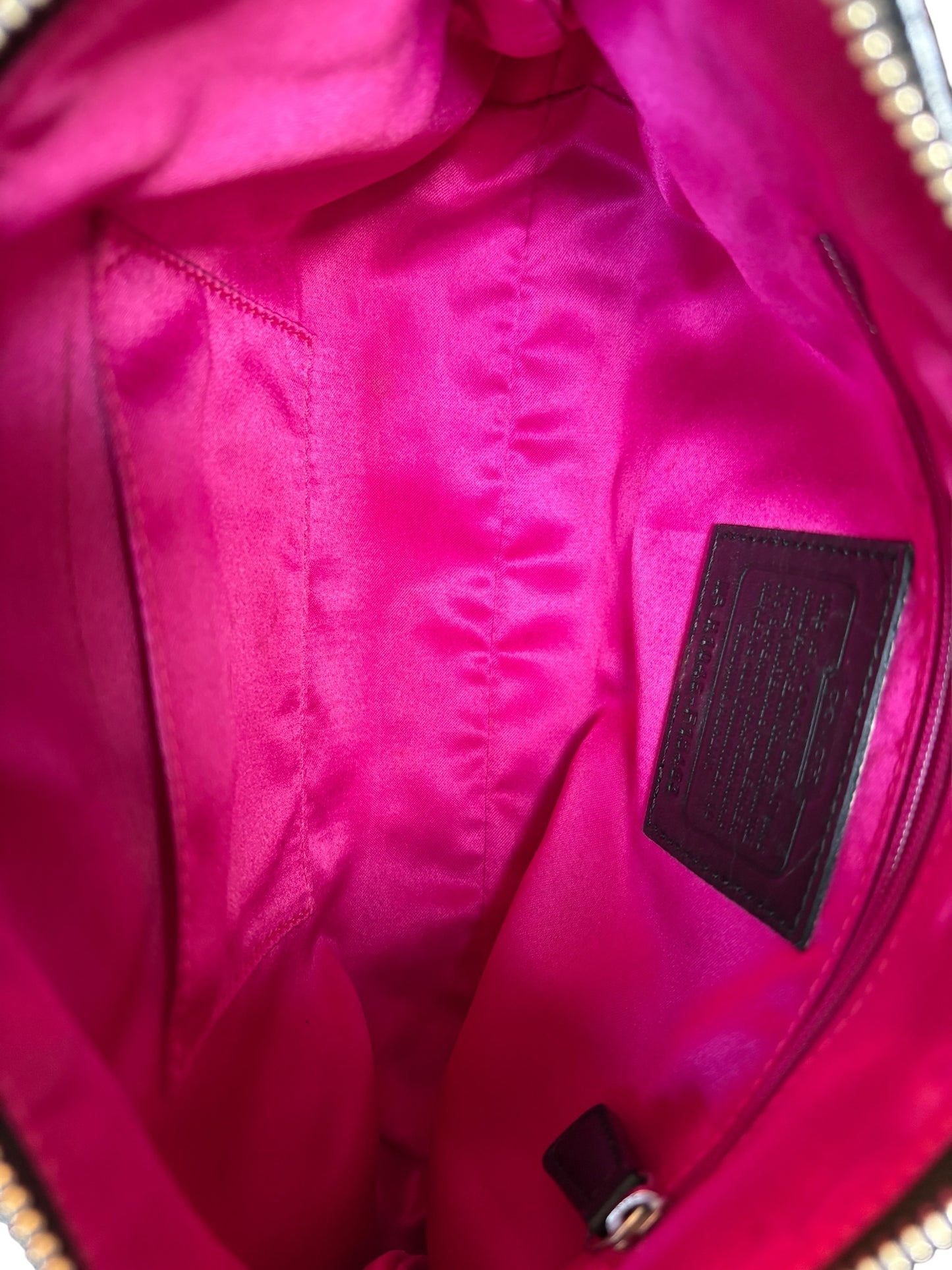 Coach Poppy Tartan Shoulder Bag
