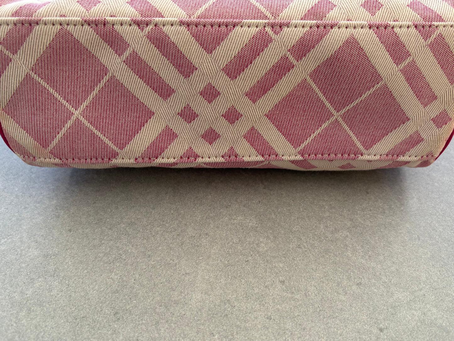 Burberry Pink Nova Check Mini Shoulder Bag