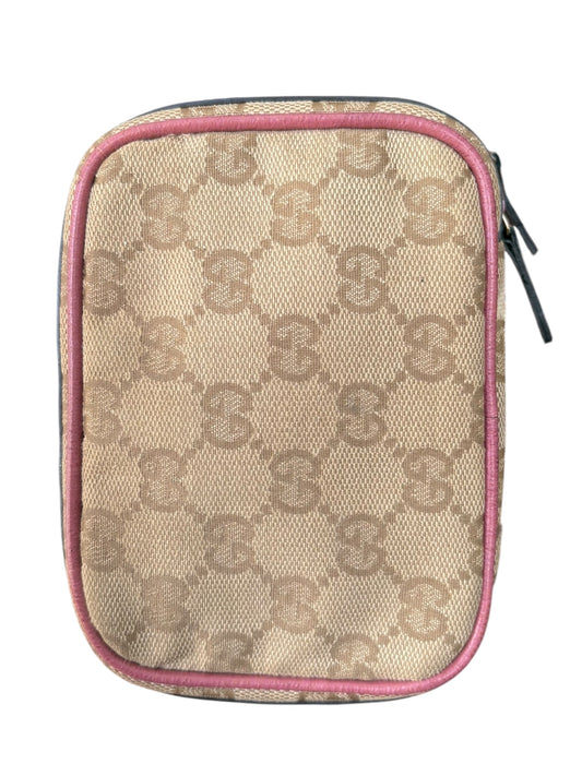 Gucci Biege and Pink Pouch