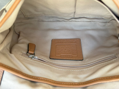 Coach Soho Brown Monogram Shoulder Bag