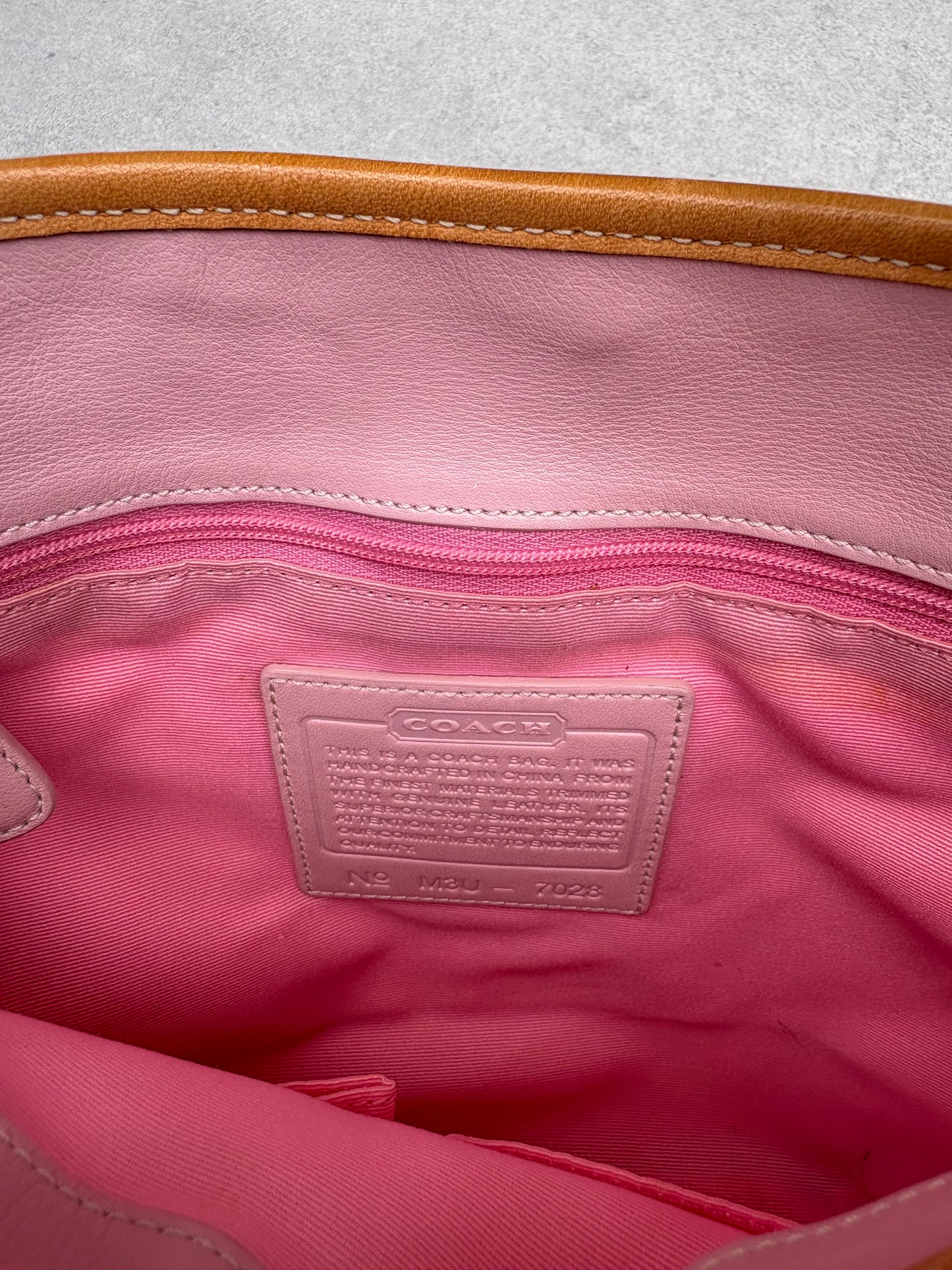 Coach Optic Pink Hampton Shoulder Bag with Clasp