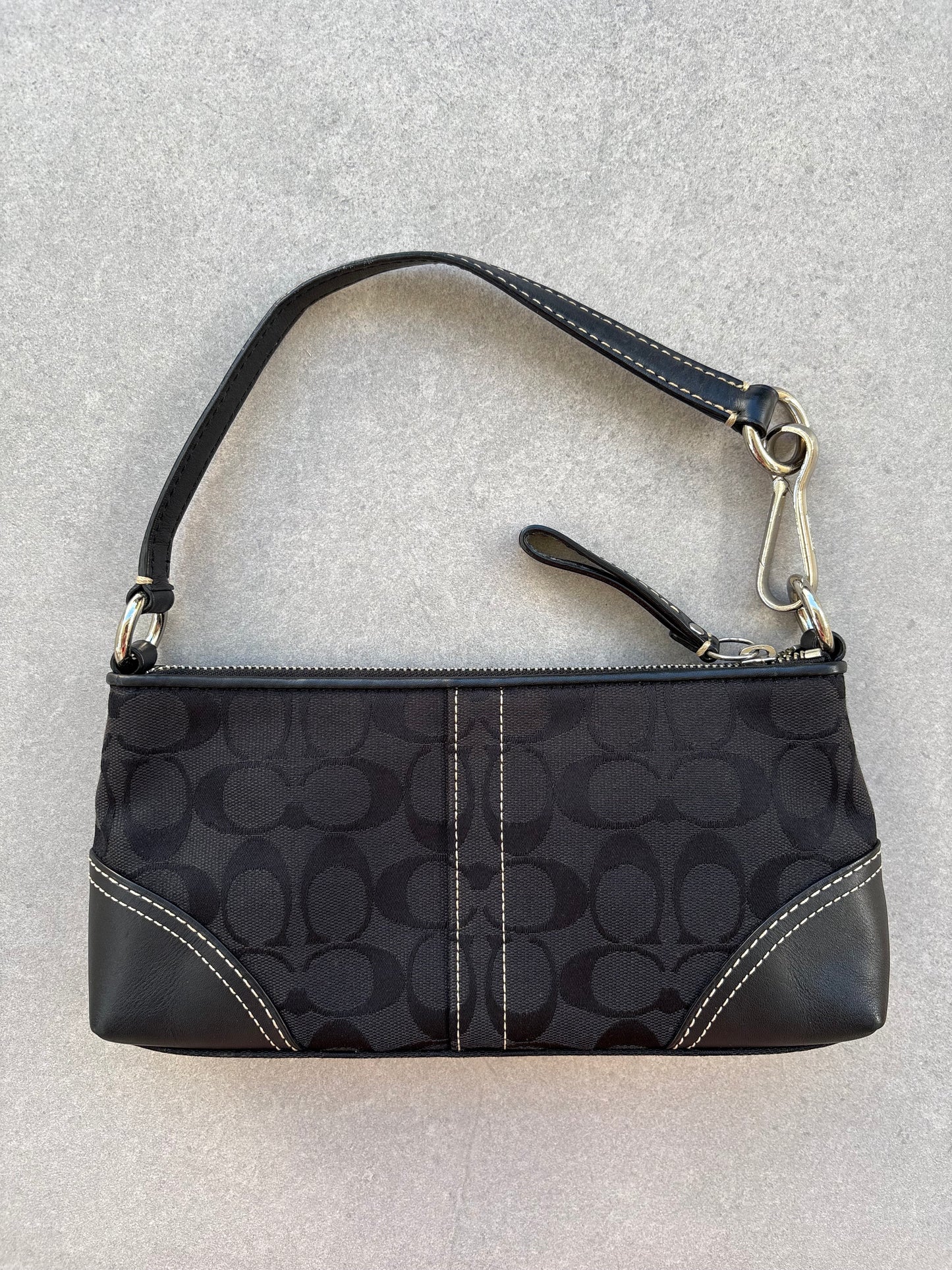 Coach Signature Black Shoulder Bag