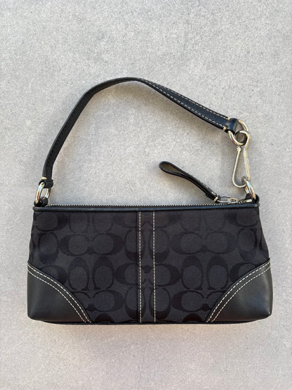 Coach Signature Black Shoulder Bag
