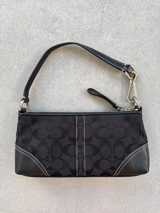 Coach Signature Black Shoulder Bag