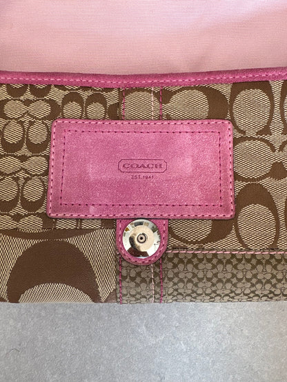 Coach Exotics Soho Patchwork with Pink Snakeskin Shoulder Bag