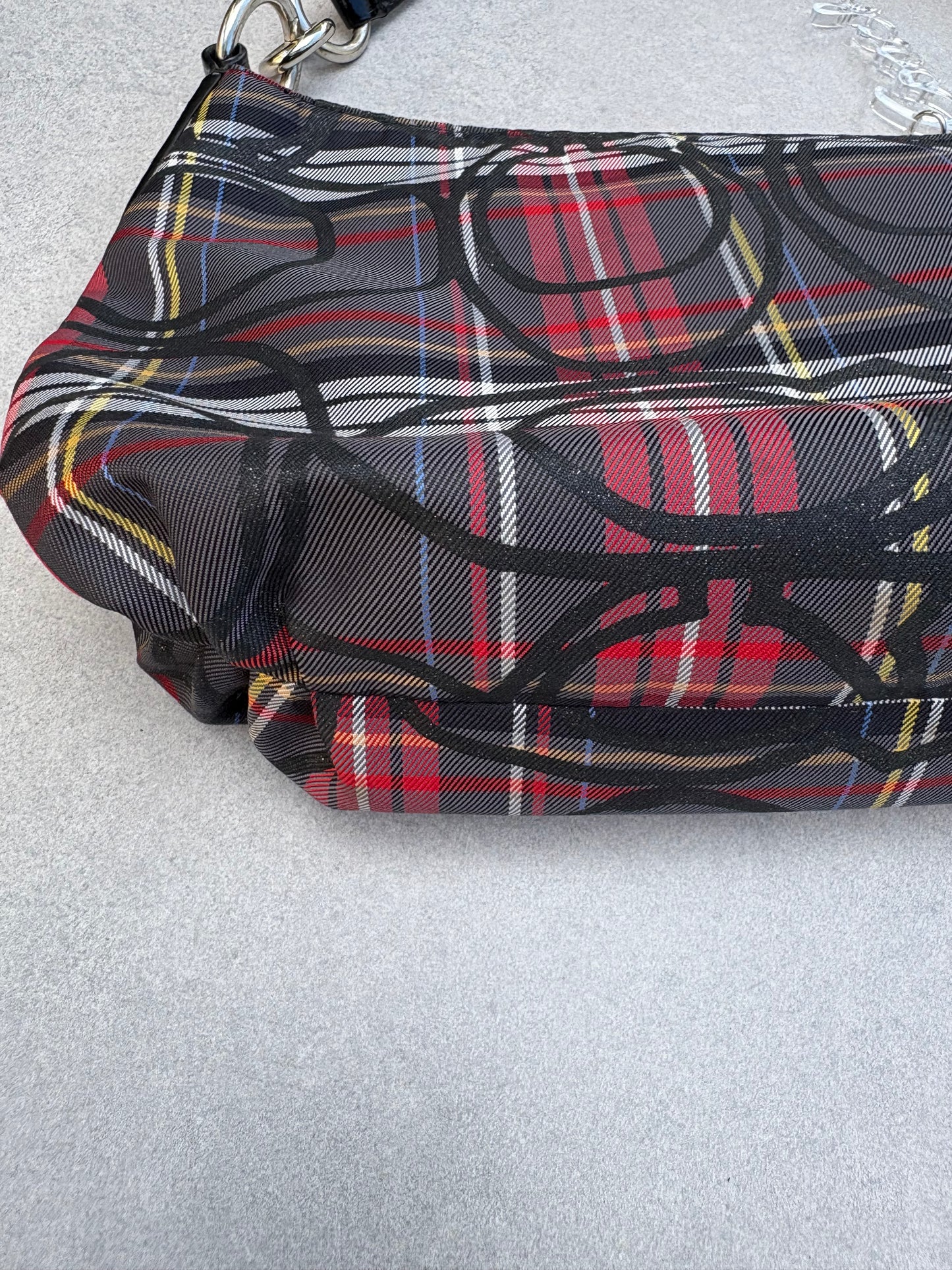 Coach Tartan Two-Way Handbag