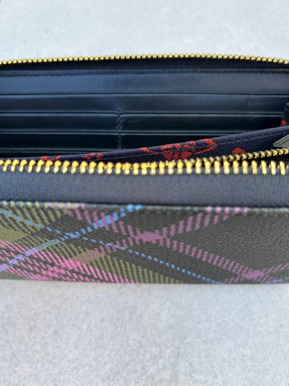 Vivienne Westwood Tartan Long Wallet