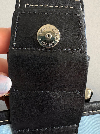 Coach Soho Black Leather Shoulder Bag