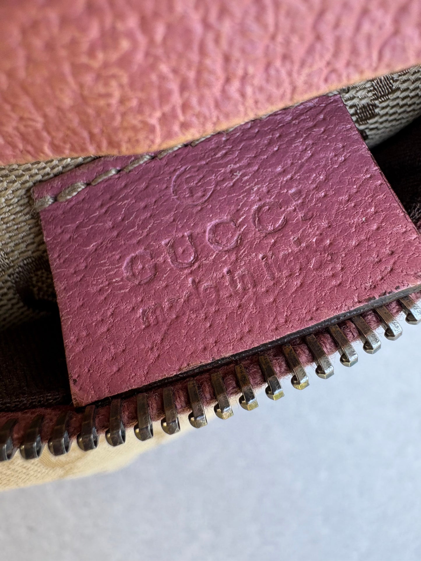 Gucci Belt Bag Pink and Beige