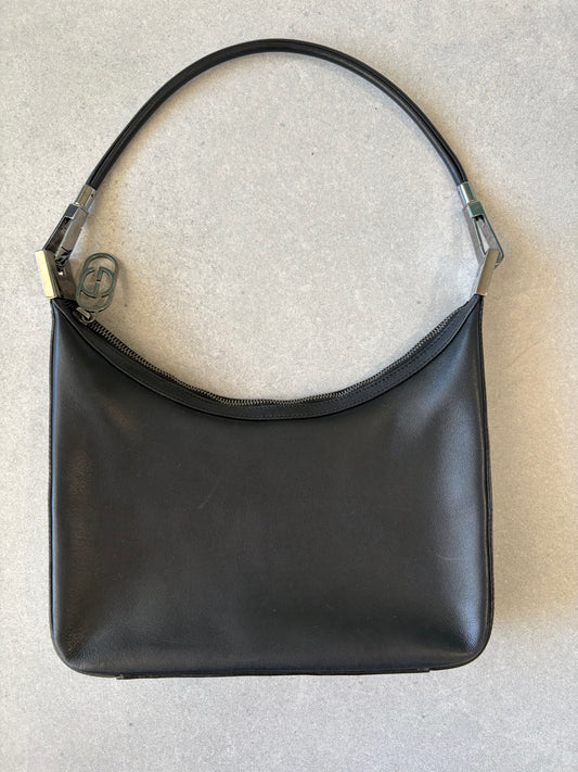 Gucci Black Leather Shoulder Bag