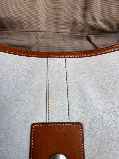 Coach Soho Cream and Brown Leather Shoulder Bag