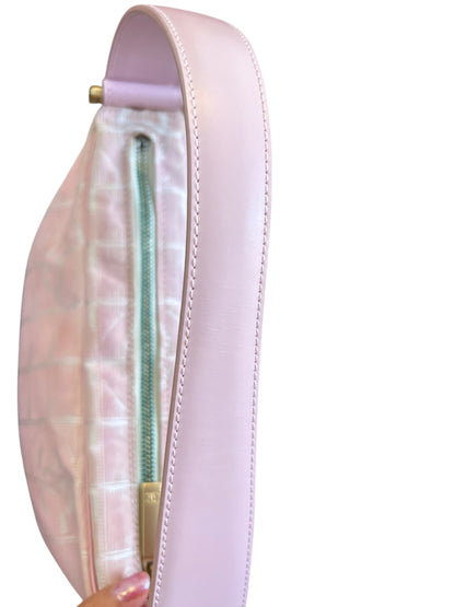 Chanel Pink Travel Line Shoulder Bag 2000s