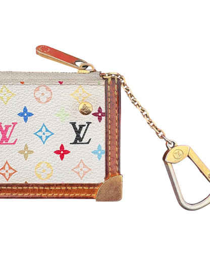 Louis Vuitton x Takashi Murakami Key Ring Card/Coin Purse