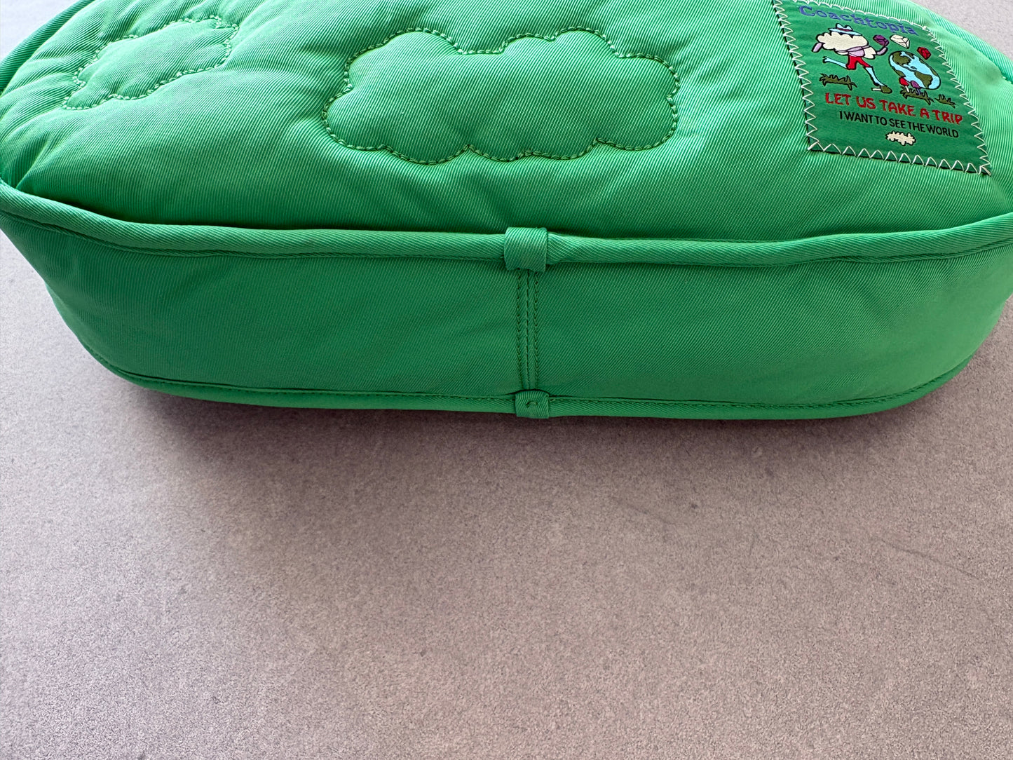 Coachtopia Ergo Bag Green Shoulder Bag