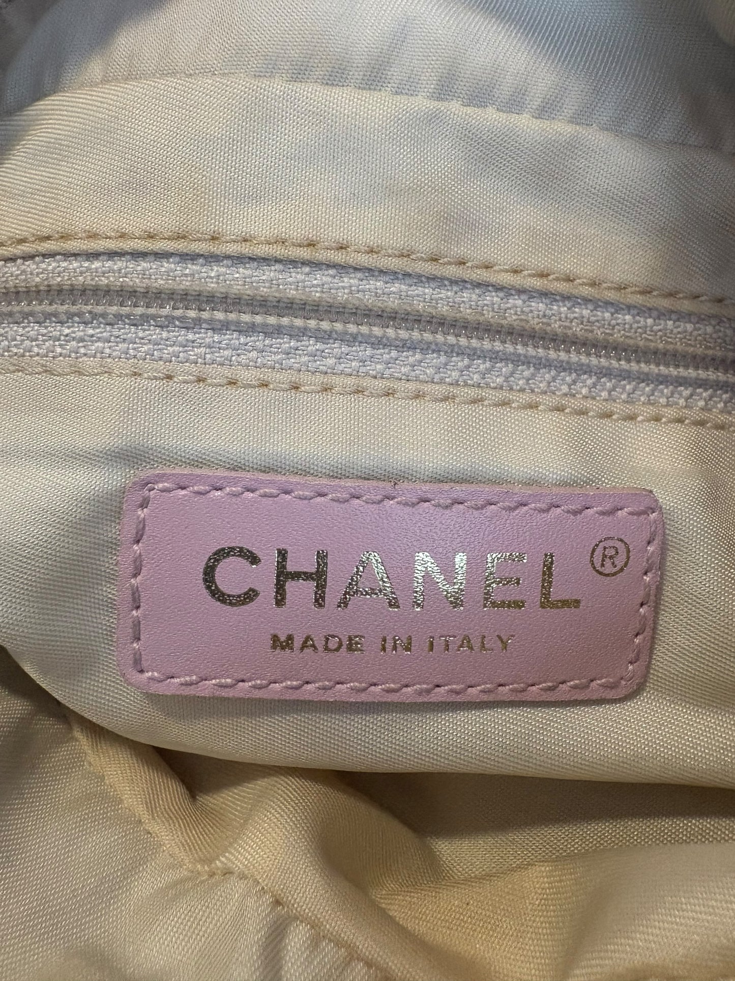 Chanel Pink Travel Line Shoulder Bag 2000s