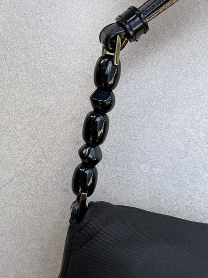 Christian Dior 2000s Black Malice Shoulder Bag
