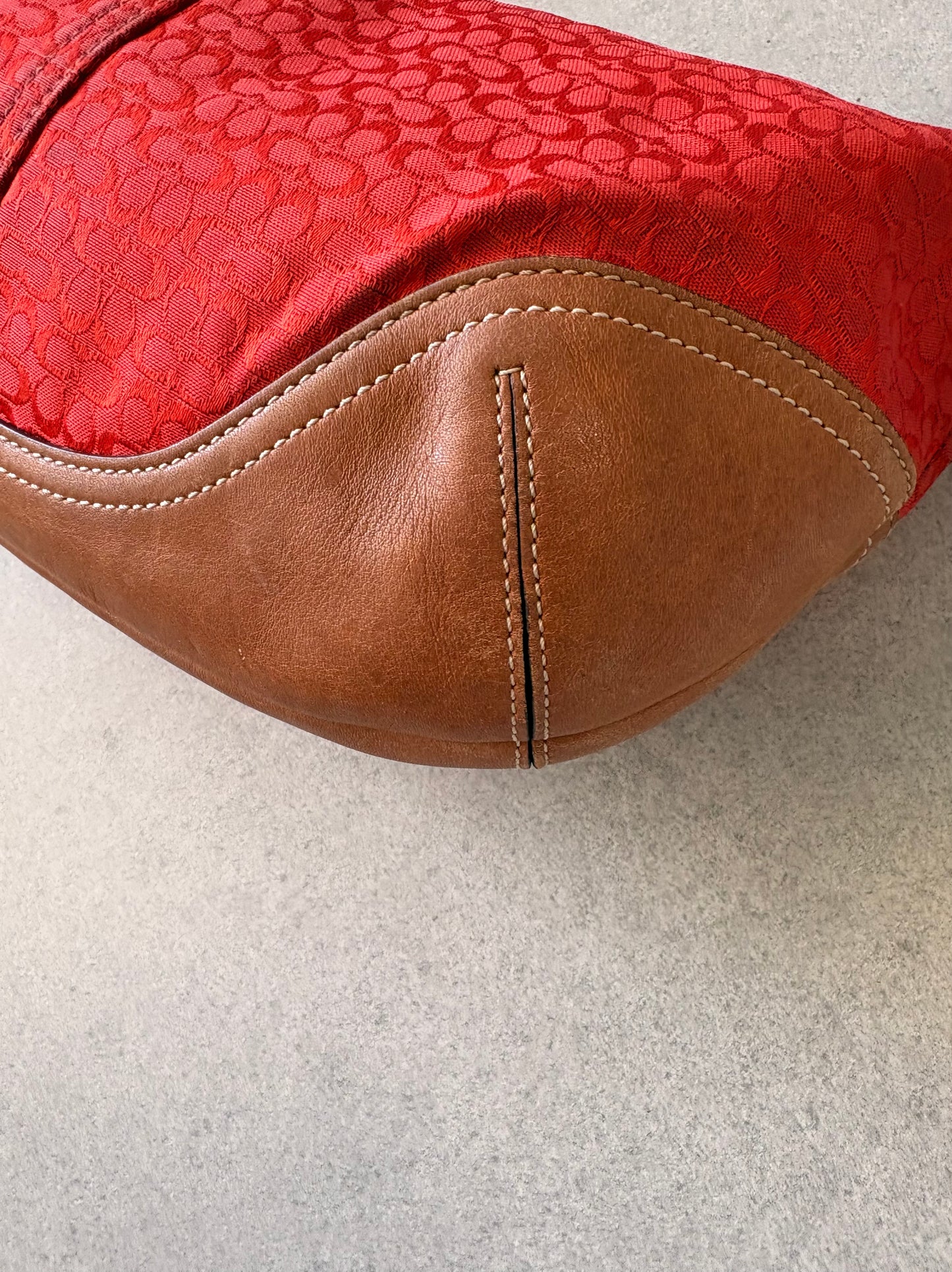 Coach Soho Monogram Bag Red